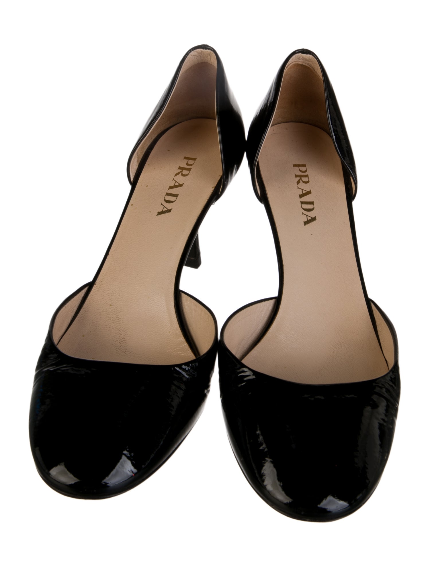 Prada Patent Leather D'Orsay Pumps